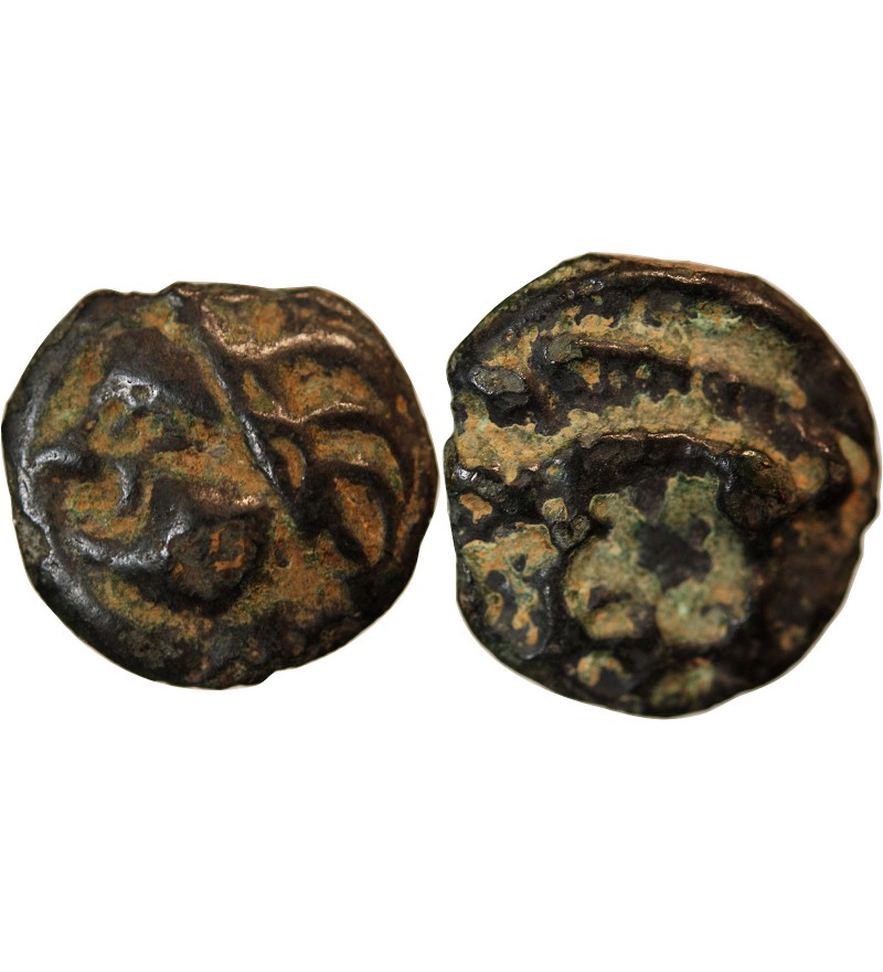 LEUQUES, REGION DE TOUL - POTIN "à la tête d'indien"