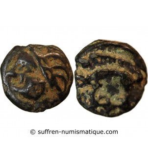 LEUQUES, REGION DE TOUL - POTIN "à la tête d'indien"