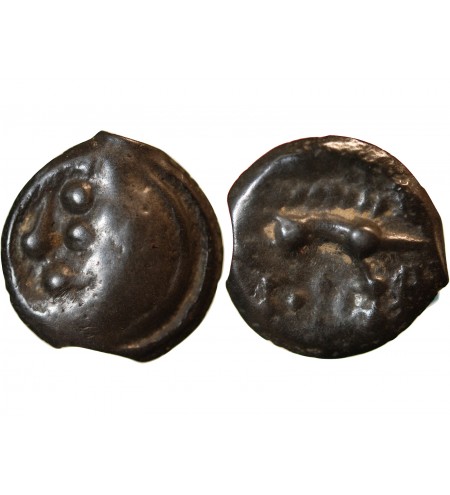 AULERQUES EBUROVICES, REGION D'EVREUX - POTIN "au sanglier enseigne"