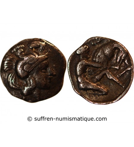 CALABRE, TARENTE - DIOBOLE ARGENT 380 / 325 AV JC