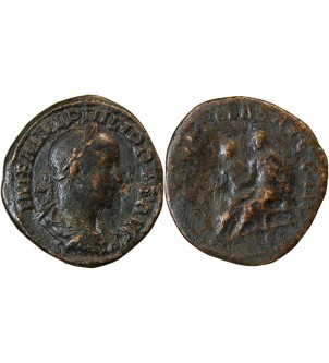 PHILIPPE II - SESTERCE 247 ROME 2