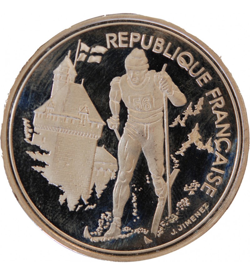 ALBERTVILLE, SKI DE FOND - 100 FRANCS 1991