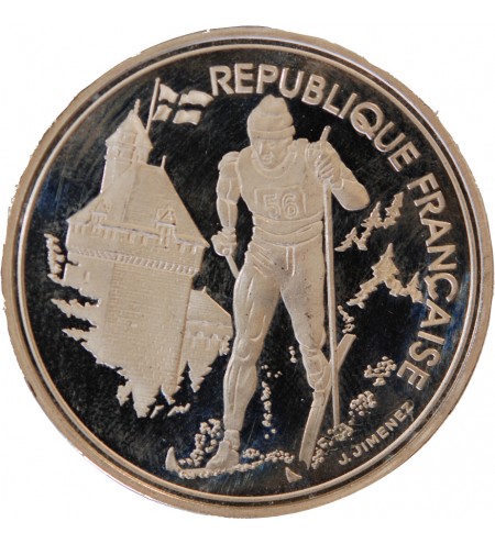 ALBERTVILLE, SKI DE FOND - 100 FRANCS 1991