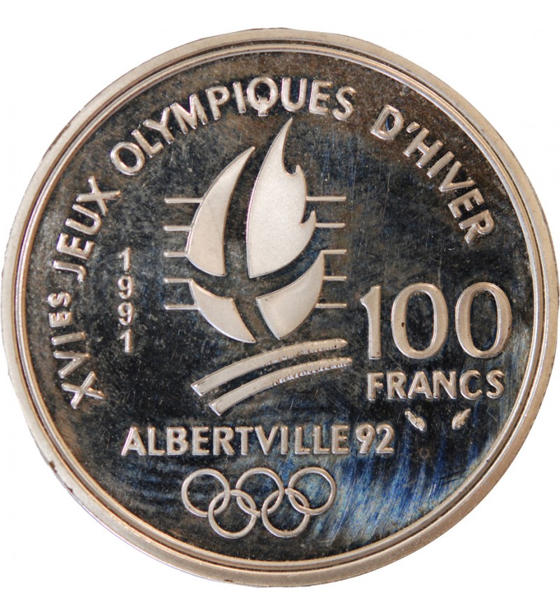 ALBERTVILLE, SKI DE FOND - 100 FRANCS 1991
