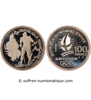 ALBERTVILLE, SKI DE FOND - 100 FRANCS 1991