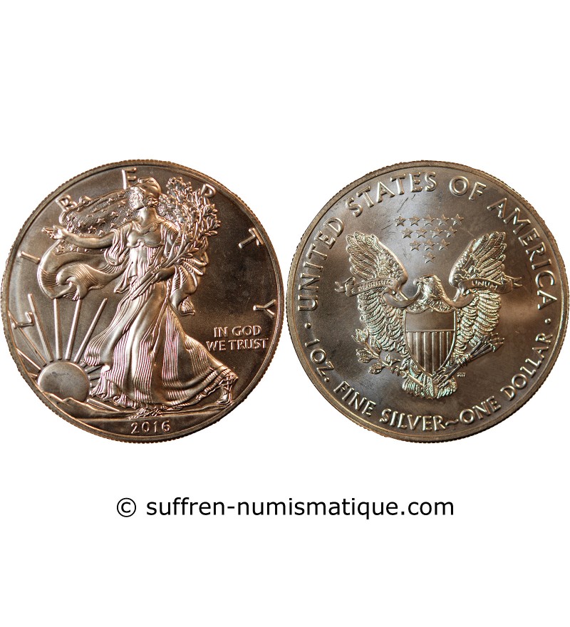 USA, SILVER EAGLE - ONCE D'ARGENT 2016