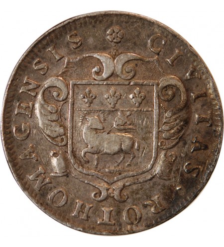 VILLE DE ROUEN - JETON ARGENT 1659 R2