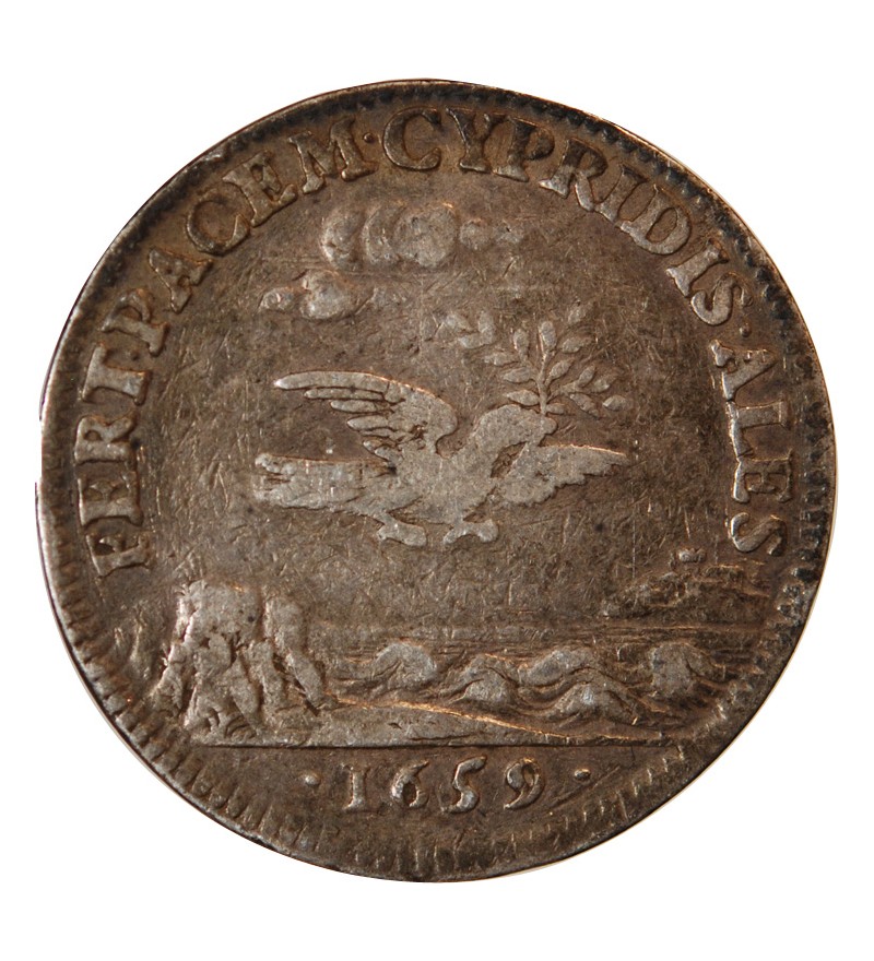 VILLE DE ROUEN - JETON ARGENT 1659 R2