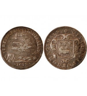 VILLE DE ROUEN - JETON ARGENT 1659 R2 2
