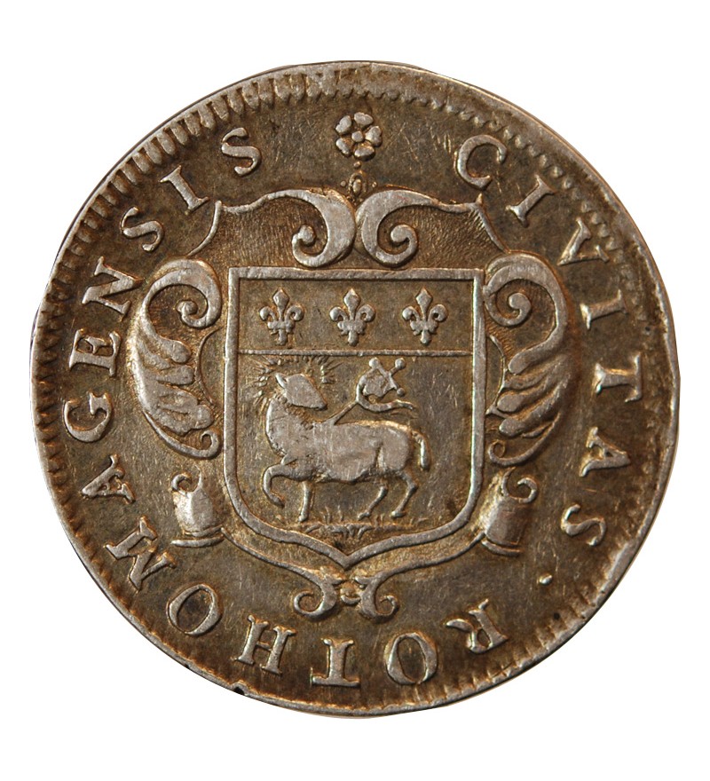 VILLE DE ROUEN - JETON ARGENT 1659 R2