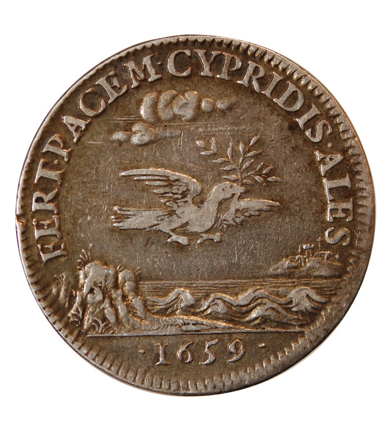 VILLE DE ROUEN - JETON ARGENT 1659 R2