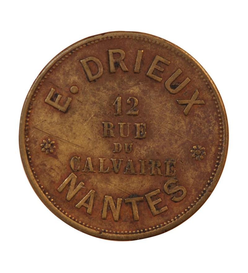 NANTES, E. DRIEUX - JETON PUBLICITAIRE