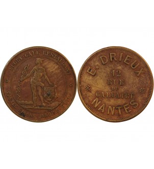 NANTES, E. DRIEUX - JETON PUBLICITAIRE 2