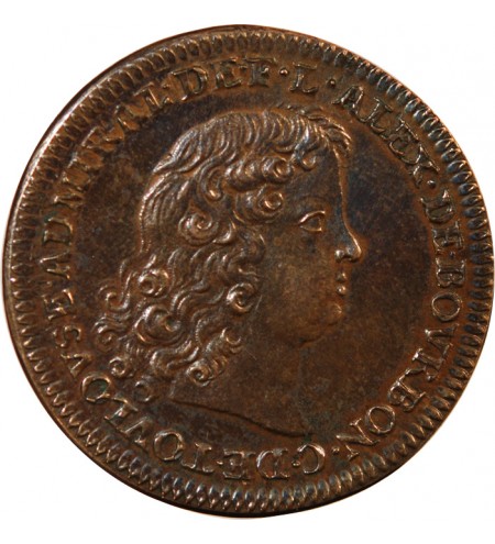 MARINE, LOUIS-ALEXANDRE DE BOURBON - JETON CUIVRE 1685 - F.1222