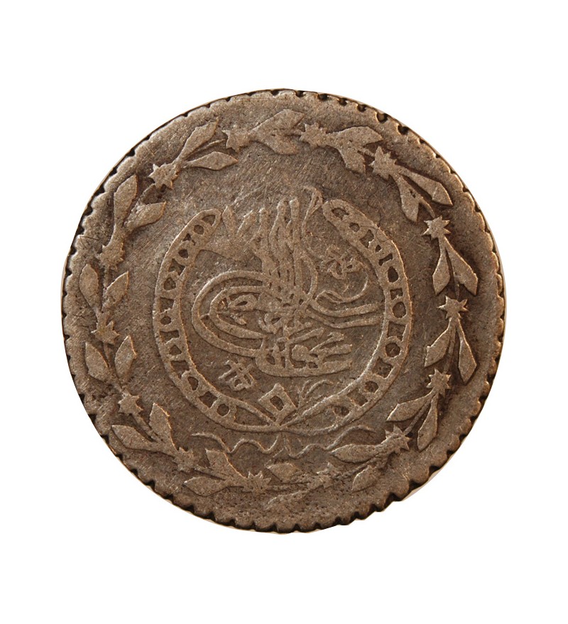 ALGERIE OTTOMANE, MAHMUD II - 1/3 BUDJU ARGENT 1245 (1830)