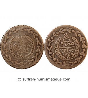 ALGERIE OTTOMANE, MAHMUD II - 1/3 BUDJU ARGENT 1245 (1830)