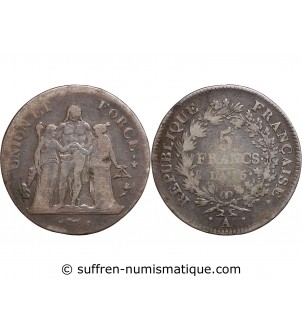 France 5 Francs Union & Force - L'An 5 A Paris