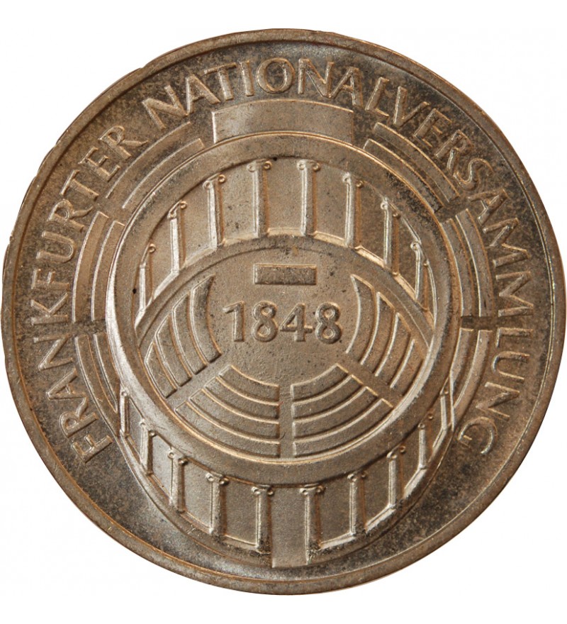 ALLEMAGNE - 5 MARK ARGENT 1973 G KARLSRUHE - PARLEMENT DE FRANCFORT