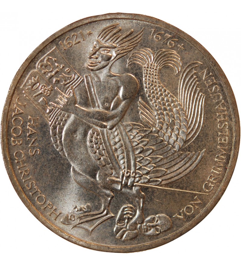 ALLEMAGNE - 5 MARK ARGENT 1976 D MUNICH - VON GRIMMELSHAUSEN