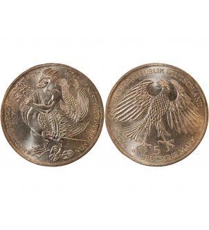 ALLEMAGNE - 5 MARK ARGENT 1976 D MUNICH - VON GRIMMELSHAUSEN 2