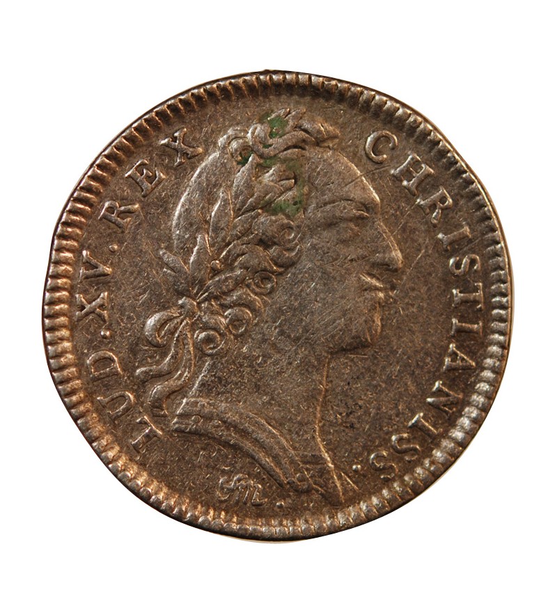 TRESOR ROYAL, LOUIS XV - JETON ARGENT 1754