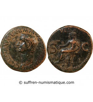 CALIGULA - AS 37 / 38 ROME - VESTA