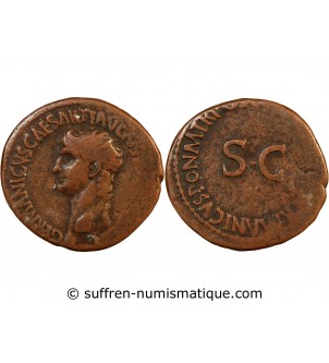 GERMANICUS, FRAPPE SOUS CALIGULA - AS 37 / 38 ROME