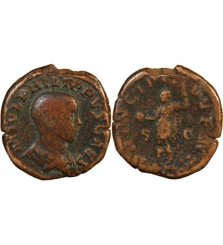 PHILIPPE II - SESTERCE 245 / 246 ROME