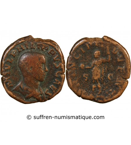 PHILIPPE II - SESTERCE 245 / 246 ROME