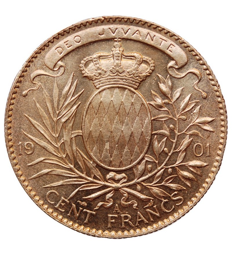MONACO - ALBERT Ier 100 FRANCS OR 1901