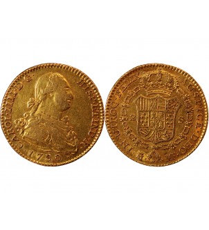 ESPAGNE, CHARLES IV - 2 ESCUDOS OR 1807 MADRID﻿﻿ 2