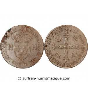 HENRI II - DOUZAIN AUX 2 H 1555 PARIS