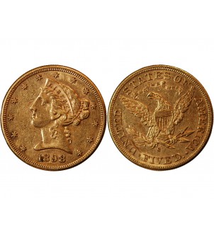USA, LIBERTY - 5 DOLLARS OR 1898 S AN FRANCISCO 2