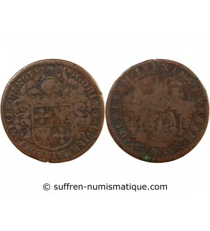 MAIRE D’ANGERS, MICHEL GOHIN – JETON CUIVRE 1655