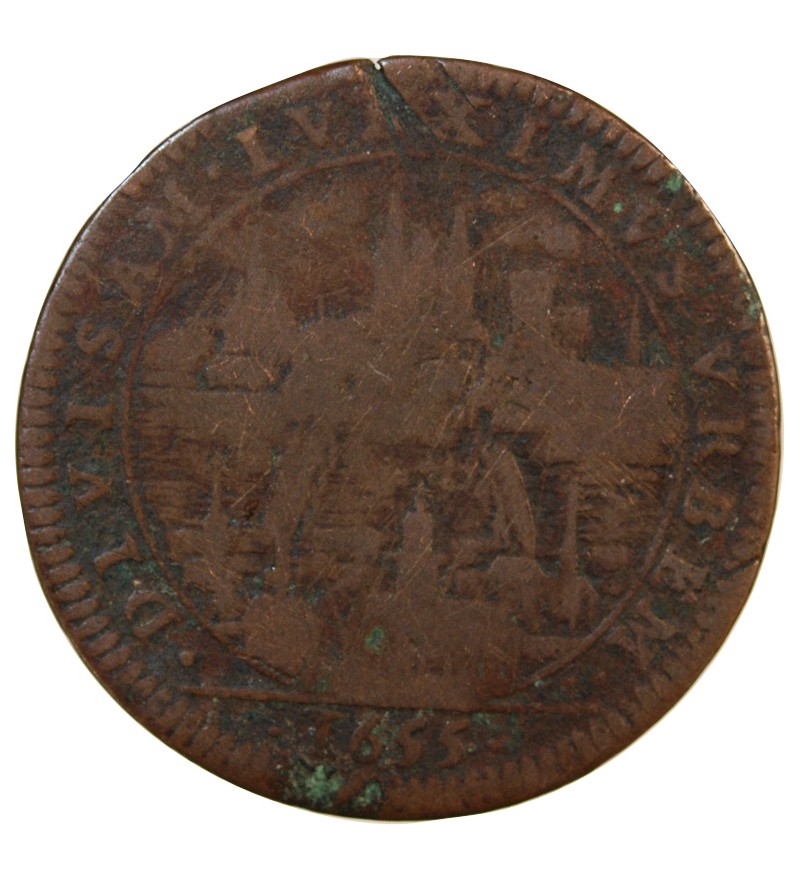 MAIRE D’ANGERS, MICHEL GOHIN – JETON CUIVRE 1655