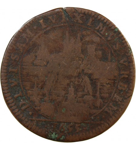 MAIRE D’ANGERS, MICHEL GOHIN – JETON CUIVRE 1655