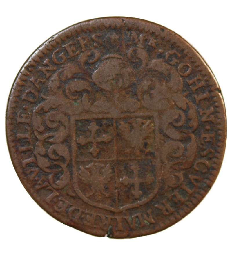 MAIRE D’ANGERS, MICHEL GOHIN – JETON CUIVRE 1655