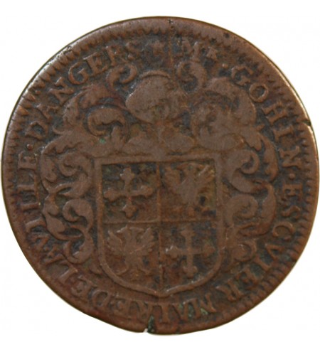 MAIRE D’ANGERS, MICHEL GOHIN – JETON CUIVRE 1655