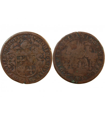 MAIRE D’ANGERS, MICHEL GOHIN – JETON CUIVRE 1655