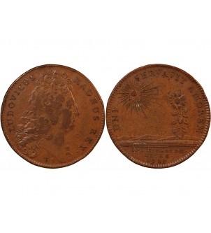 ETATS DE LILLE, LOUIS XIV – JETON CUIVRE 1713 2