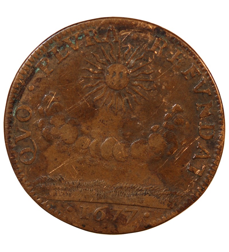 ETATS DE BOURGOGNE – JETON CUIVRE 1677