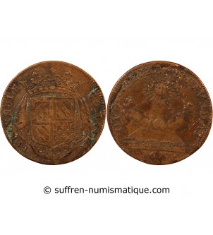 ETATS DE BOURGOGNE – JETON CUIVRE 1677