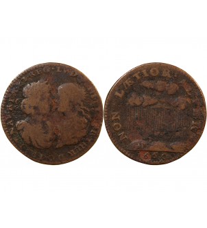 MARIE-THERESE, MARIAGE DU ROI – JETON CUIVRE 1660 2