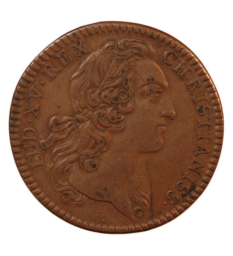 PARTIES CASUELLES, LOUIS XV - JETON CUIVRE 1742