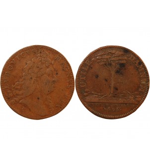 PARTIES CASUELLES, LOUIS XIV - JETON CUIVRE 1696 2