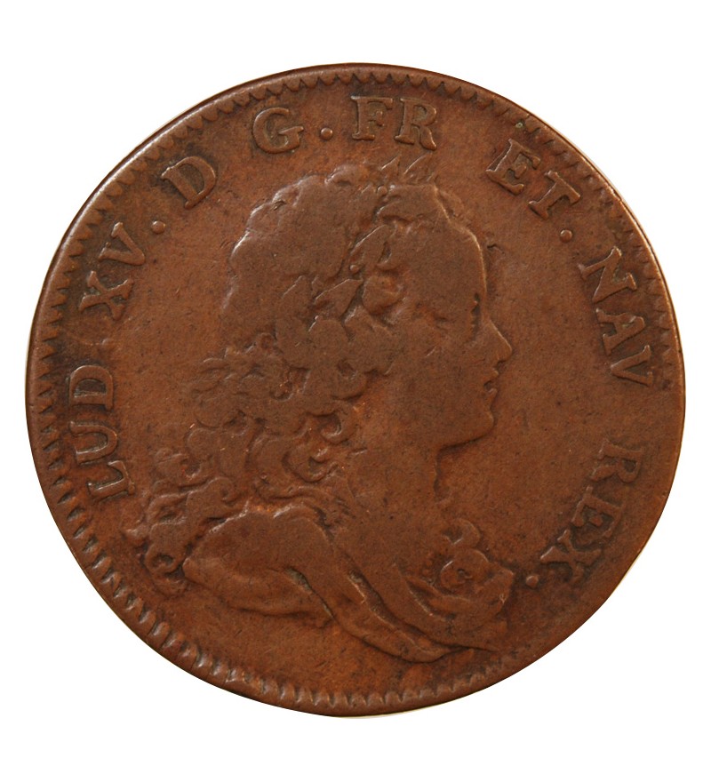 ORDINAIRE DES GUERRES, LOUIS XV - JETON CUIVRE 1715