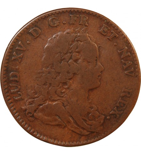 ORDINAIRE DES GUERRES, LOUIS XV - JETON CUIVRE 1715