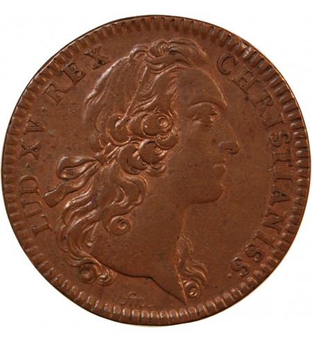CHAMBRE AUX DENIERS, LOUIS XV - JETON CUIVRE 1746