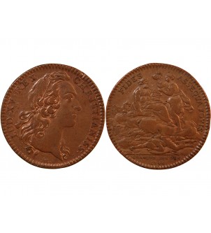 CHAMBRE AUX DENIERS, LOUIS XV - JETON CUIVRE 1746 2