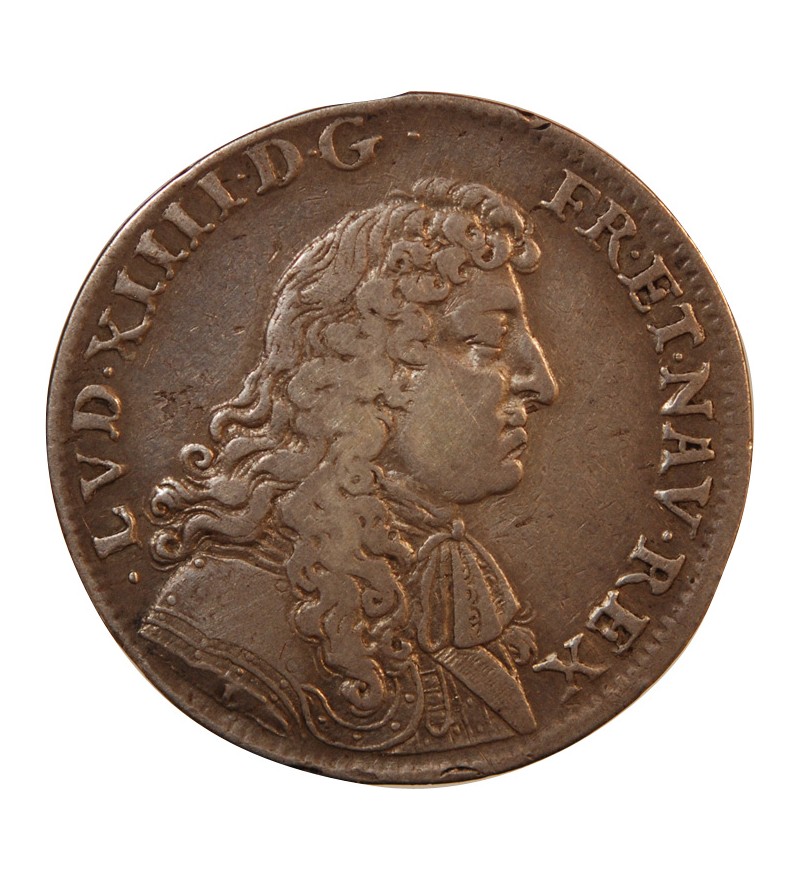TRÉSOR ROYAL, LOUIS XIV - JETON ARGENT 1676